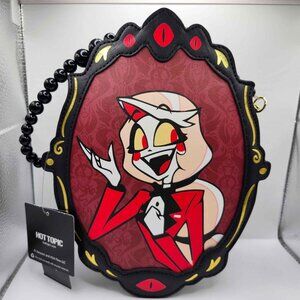 NWT Hazbin Hotel Charlie & Vaggie Double-Sided Crossbody Bag Purse New with Tags